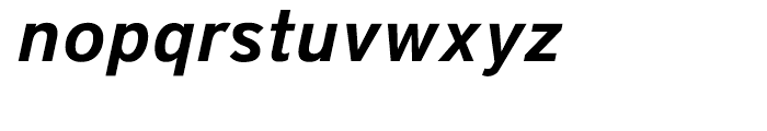 District Demi Italic Font LOWERCASE