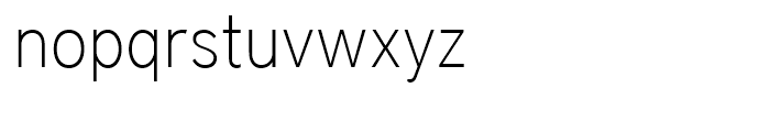 District Pro Thin Font LOWERCASE