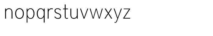 District Thin Font LOWERCASE