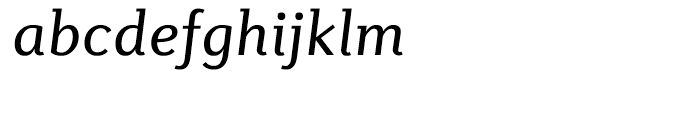 Diverda Sans Italic Font LOWERCASE