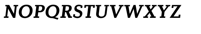 Diverda Serif Bold Italic Font UPPERCASE