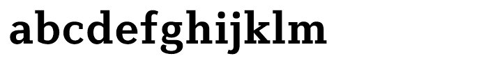 Diverda Serif Bold Font LOWERCASE