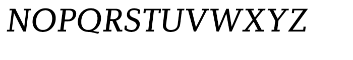 Diverda Serif Italic Font UPPERCASE