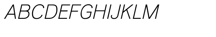 Divulge Light Italic Font UPPERCASE