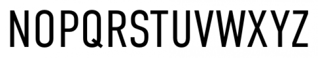DIN Condensed Light Font UPPERCASE