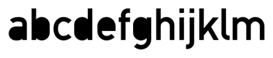 DINfun Pro Counterless Font LOWERCASE
