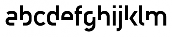 DINfun Pro Missing Font LOWERCASE