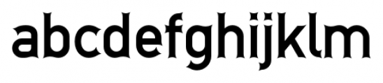 DINfun Pro Pointy Font LOWERCASE