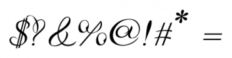 Diana Regular Font OTHER CHARS