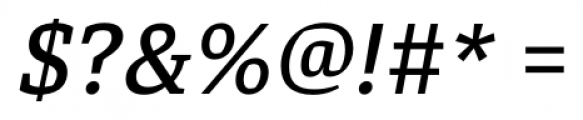 Diaria Pro Medium Italic Font OTHER CHARS