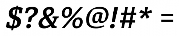 Diaria Pro Semi Bold Italic Font OTHER CHARS