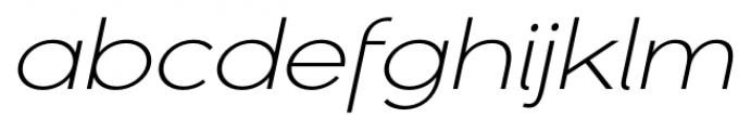 Dienstag Light Oblique Font LOWERCASE