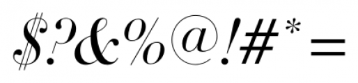 DietDidot Italic Font OTHER CHARS