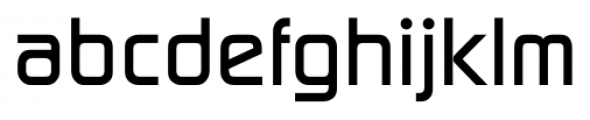 Digital Serial Bold Font LOWERCASE