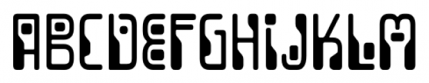 Dignity of Labour Regular Font LOWERCASE