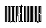 Dimensions 100R Font LOWERCASE