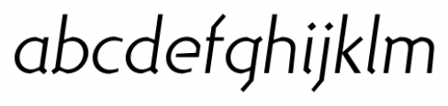 Dina Light Italic Font LOWERCASE