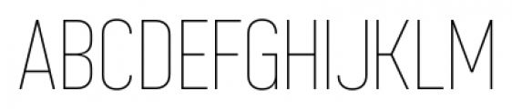 Dinesqo 4F UltraLight Font UPPERCASE