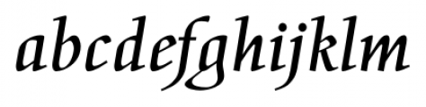 Diorite Regular Cursive Font LOWERCASE