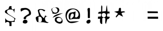 Dirty No.2 Font OTHER CHARS