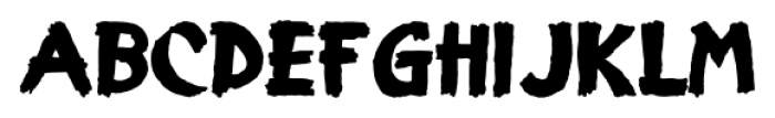 Display Grungy Regular Font LOWERCASE