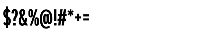 DIN 2014 Condensed Demi Font OTHER CHARS