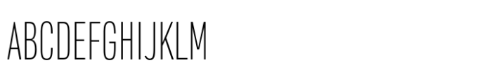 DIN 2014 Condensed Extra Light Font UPPERCASE