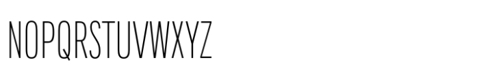 DIN 2014 Condensed Extra Light Font UPPERCASE