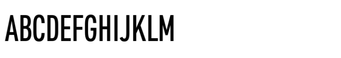 DIN 2014 Condensed Regular Font UPPERCASE