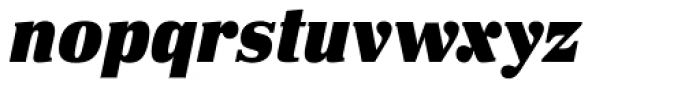 DIN Neue Roman Black Italic Font LOWERCASE
