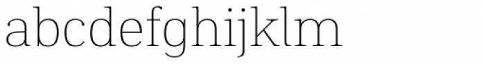 DIN Neue Roman Thin Font LOWERCASE