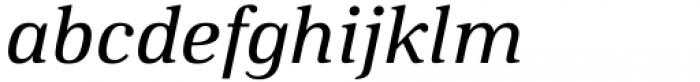 DIN Neue Roman Variable Italic Font LOWERCASE