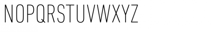 DIN Next Ultra Light Condensed Font UPPERCASE