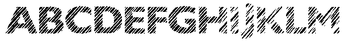 Diagonalalley Regular Font UPPERCASE