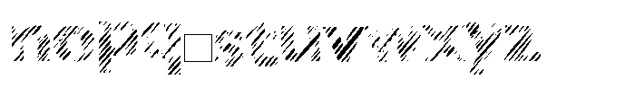 Diagonalalley Regular Font LOWERCASE