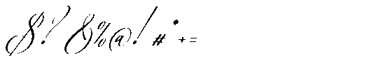 Dialmeray Italic Font OTHER CHARS