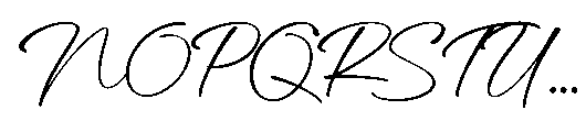 Dialtones Font UPPERCASE