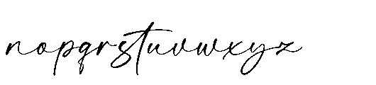 Dialtones Font LOWERCASE