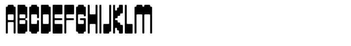 Dialup Font UPPERCASE