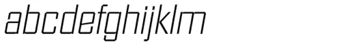 Diamante Serial ExtraLight Italic Font LOWERCASE
