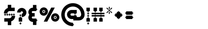 Diamond Line Font OTHER CHARS