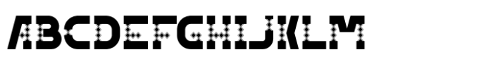 Diamond Line Font UPPERCASE