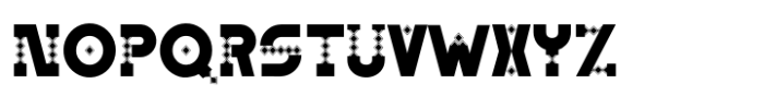 Diamond Line Font UPPERCASE