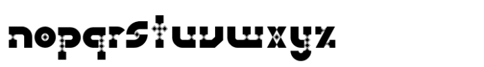 Diamond Line Font LOWERCASE