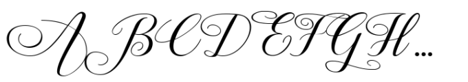 Diana Romance Regular Font UPPERCASE