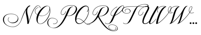 Diana Romance Regular Font UPPERCASE