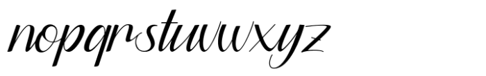 Dianora Regular Font LOWERCASE