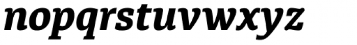 Diaria Pro Extra Bold Italic Font LOWERCASE