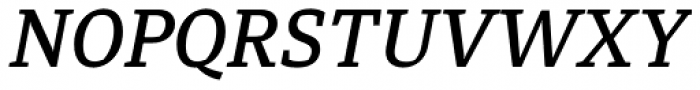 Diaria Pro Medium Italic Font UPPERCASE