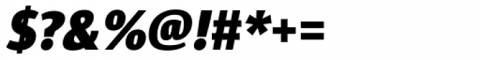 Diaria Sans Pro Black Italic Font OTHER CHARS